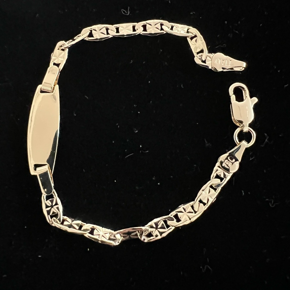 18k Gold Filled kids Bracelet 6.5” NWOT